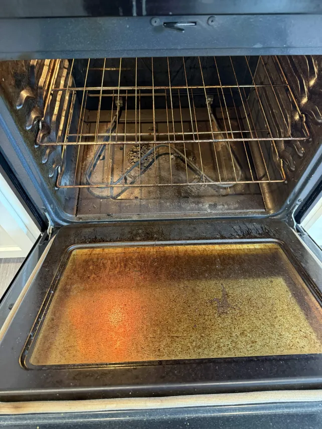 Oven Interior Deep Clean — Before